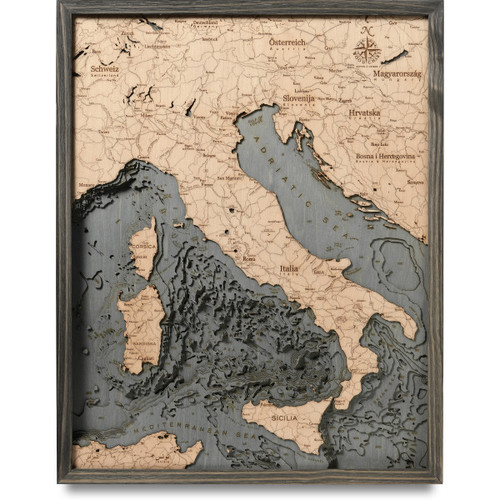 Italy - Grey Frame