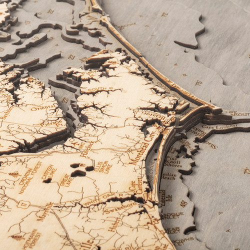 North Carolina Coast - Grey Frame North Carolina Coast - Grey Frame