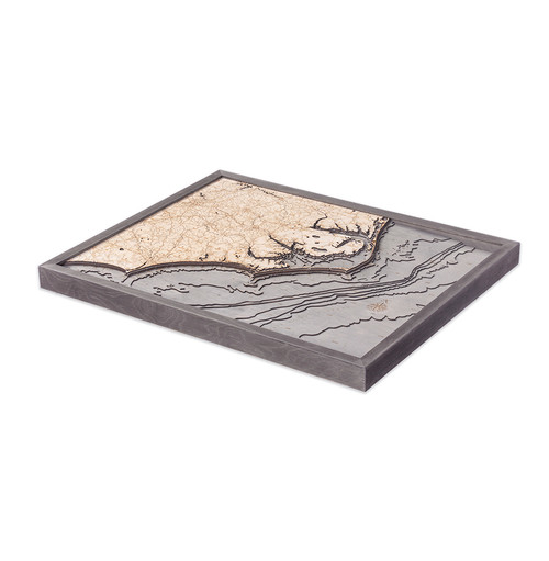 North Carolina Coast - Grey Frame North Carolina Coast - Grey Frame
