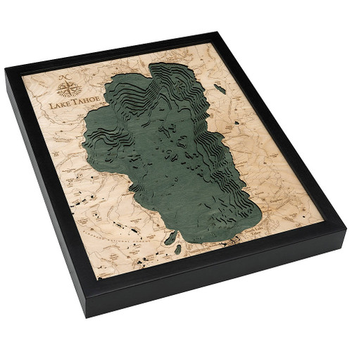Lake Tahoe - Small - Dark Frame Lake Tahoe - Small - Dark Frame