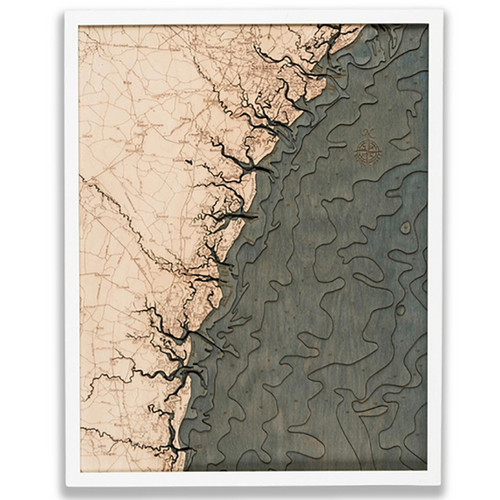 Georgia Coast - White Frame